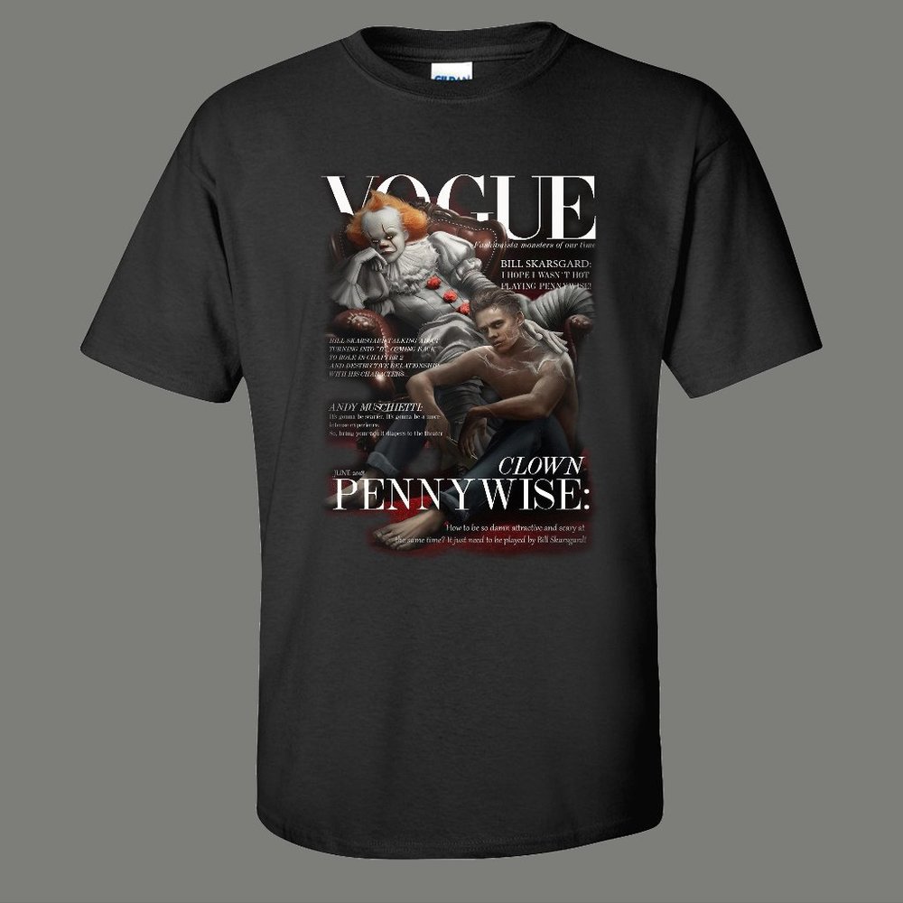 MAGAZINE COVER PARODY IT HORROR SHIRT